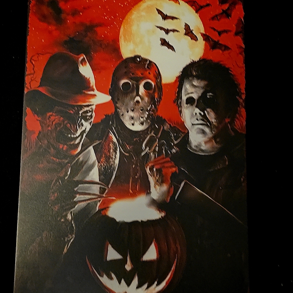 Horror Trio Movie Aluminum Decorative Sign